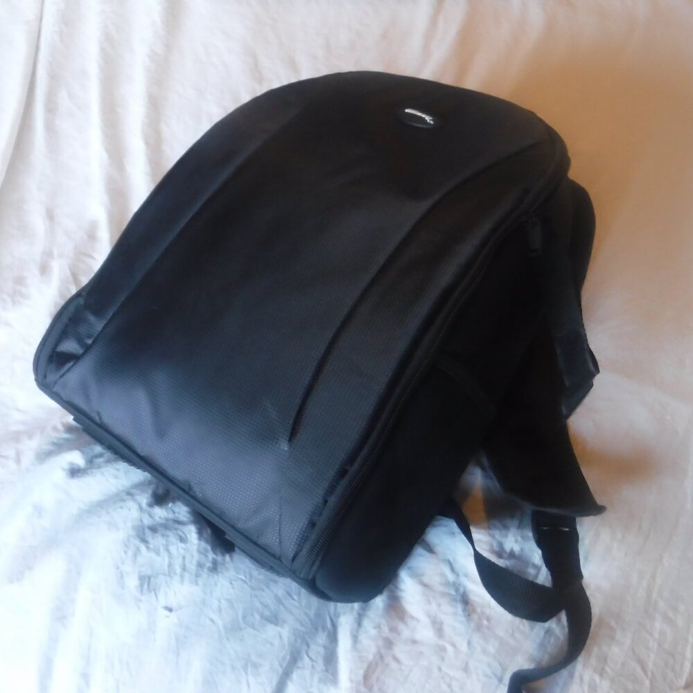 ULTIMAXX Padded Water Resistant Professional Camera Camcorder Backpack Black New